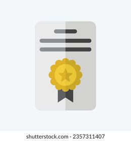 Icon Award 7. related to Award symbol. flat style. simple design editable. simple illustration