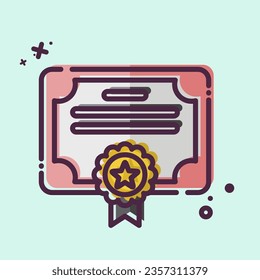 Icon Award 8. related to Award symbol. MBE style. simple design editable. simple illustration