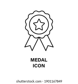 Icon award medals or labels of trusted quality