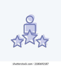 Premios Icon. adecuado para el símbolo Art. estilo de dos tonos. diseño simple editable. vector de plantilla de diseño. ilustración simple