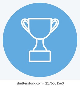 Icon Awards. suitable for digital web symbol. blue eyes style. simple design editable. design template vector. simple symbol illustration