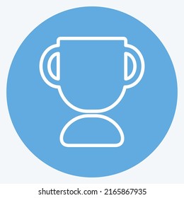 Icon Awards. suitable for Education symbol. blue eyes style. simple design editable. design template vector. simple symbol illustration