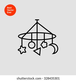 Icon of baby bed carousel