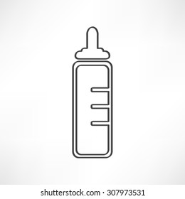Icon baby bottle