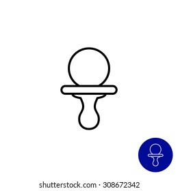 Icon of baby pacifier