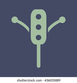 Icon of Baby Rattle Toy. Eps-10.