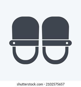Icon Baby Shoes - Glyph Style - Simple illustration,Design template vector, Good for prints, posters, advertisements, announcements, info graphics, etc.