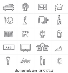 icon back to school vector design 2