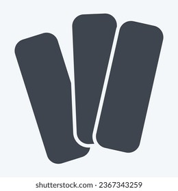 Icon Bacon. related to Breakfast symbol. glyph style. simple design editable. simple illustration
