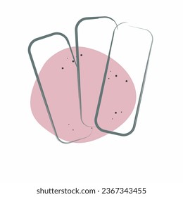 Icon Bacon. related to Breakfast symbol. Color Spot Style. simple design editable. simple illustration