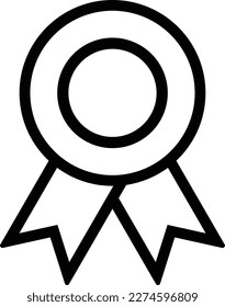  icon badge with ribbon vector isolated on white background