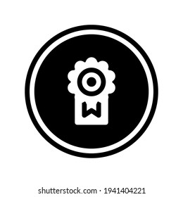 Icon Badge With Style Circular Glyph