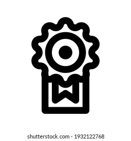 Icon Badge With Style Outline