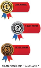 icon badge vip special winner rosette