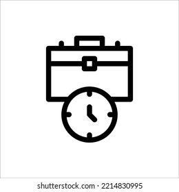 Icon Bag, Line, outline, Flat Icon Logo Illustration Vector Isolated. Suitable for Web Design, Logo, App. 
