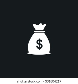 Icon bag with money.