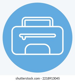 Icon Bag. related to Combat Sport symbol. blue eyes style. simple design editable. simple illustration.boxing