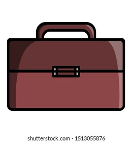 icon bag or suitcase simple