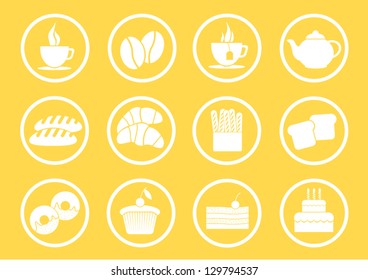 Icon for bakery coffee and tea