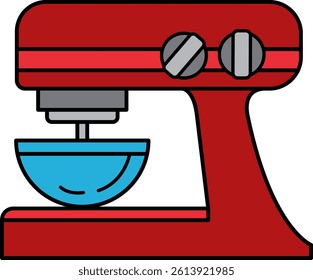 icon of bakery dough mixer machine