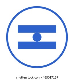 Icon balance. Flat design.