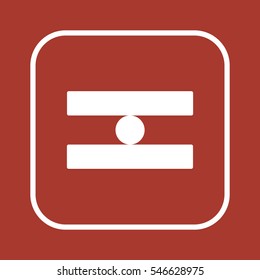 Icon balance. Flat design.