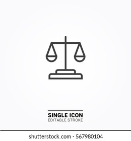 icon balance single icon graphic design