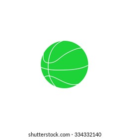 Icon ball for basketball.