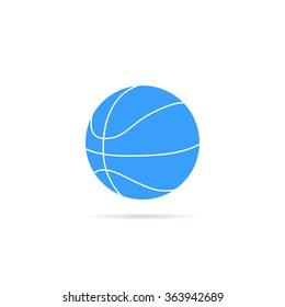 Icon ball for basketball.