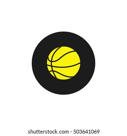Icon ball for basketball.