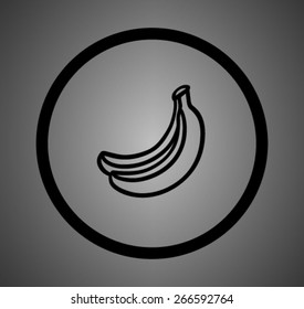 icon of banana