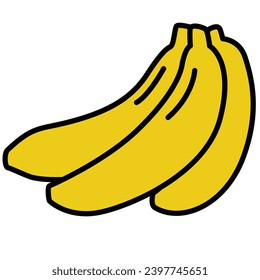 Icon Banana Simple Vector Minimalist
icon Banana colour