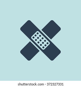 Icon of Bandage. EPS-10.