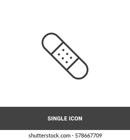 Icon Bandaid Clip Single Icon Graphic Design