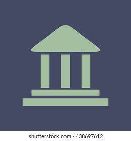 Icon of Bank. Eps-10.