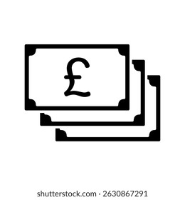 Icon a banknote, isolated against a clean background.