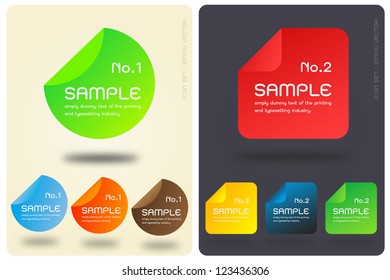 icon - banner disign.  EPS10 vector.