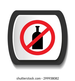 Icon banning alcohol