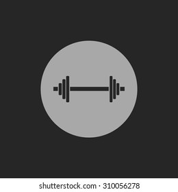 icon of barbell