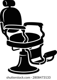 icon barber chair vector illustration