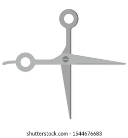 icon barbershop hair cut flat style