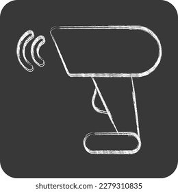 Icon Barcode Scanner. related to Black Friday symbol. shopping. simple illustration