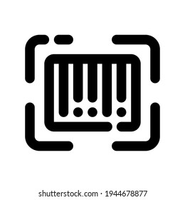 Icon Barcode With Style Outline 