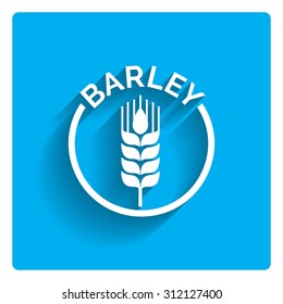 Icon of barley ear in circle with inscription
