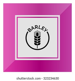 Icon of barley ear in circle with inscription