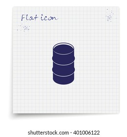 Icon barrel of oil.