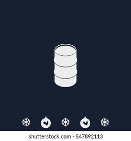 Icon barrel of oil.