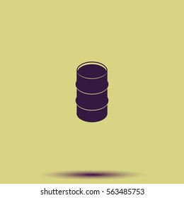Icon barrel of oil.