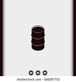 Icon barrel of oil.