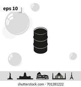 Icon barrel of oil.